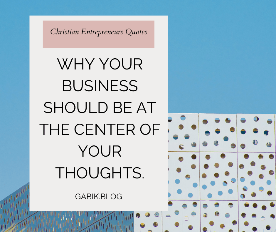 Think Business Until I Come